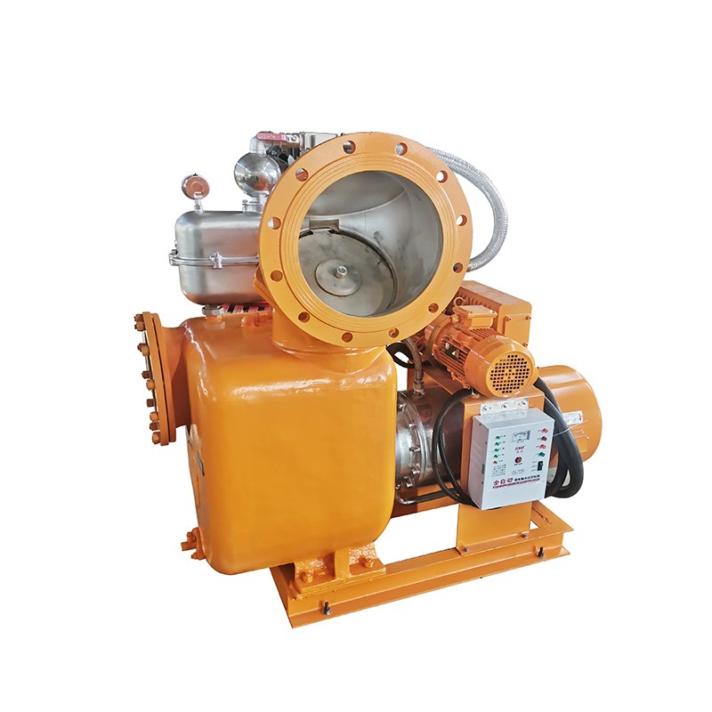 Vacuum self-priming sewage pump