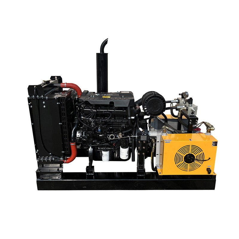 130hp Cummins diesel engine hydraulic power unit