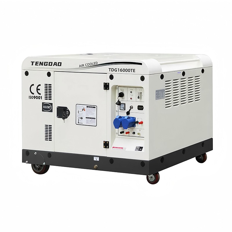 Mobile silent 13KW diesel generator set